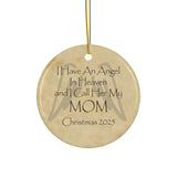 Angel Mom in Heaven Christmas Memorial Ornament - Mom in Heaven