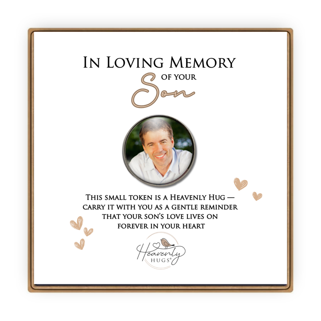Pocket Memory Stone Gift for Loss of Son