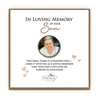 Pocket Memory Stone Gift for Loss of Son