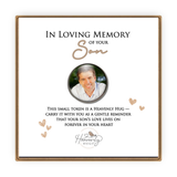Pocket Memory Stone Gift for Loss of Son