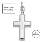 Sterling Silver Cross Ash Holder Pendant