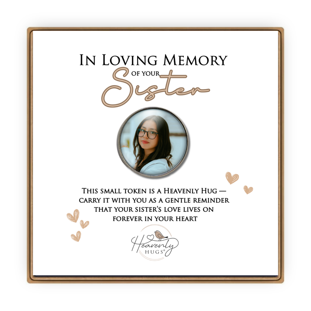 Memorial Pocket Token Sister - Sympathy Gift for Man