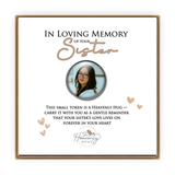 Memorial Pocket Token Sister - Sympathy Gift for Man