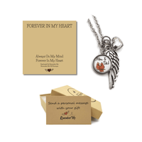 Loss of Parents Cardinal Memorial Necklace