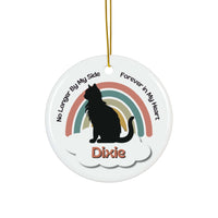 Pet Memorial Ceramic Ornament - Cat christmas loss gift idea for loss of kitten