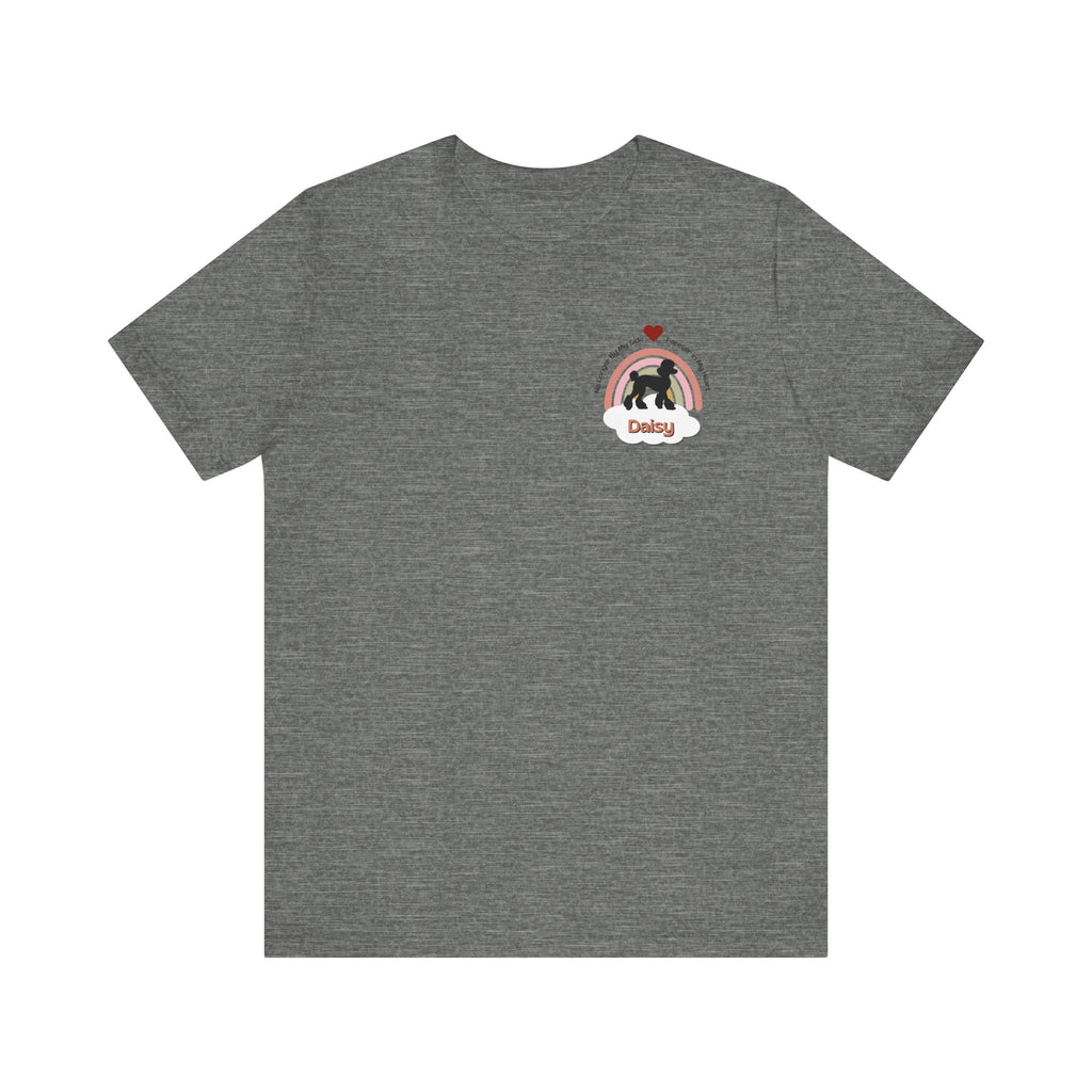 Custom Dog Rainbow Bridge Pet Memorial T-Shirt