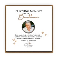 Loss of Brother Pocket Memory Stone with Photo