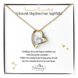 Loss of Baby Remembrance Heart Necklace with Message Card