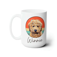 mugs for pet lovers, pet photo gift ideas, doodle dog gifts, handmade by remember me