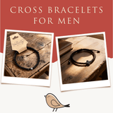 Men's Cross Sympathy Bracelet Add-On - Grief Box Gift