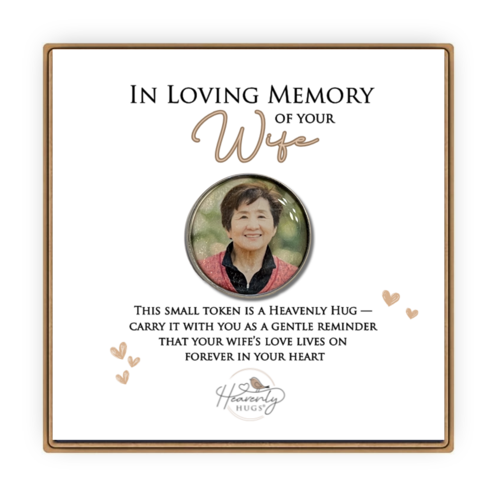 Memorial Pocket Token Wife - Sympathy Gift for Man