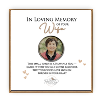 Memorial Pocket Token Wife - Sympathy Gift for Man