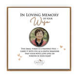 Memorial Pocket Token Wife - Sympathy Gift for Man