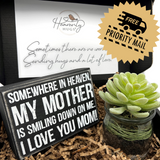 Heavenly Hugs Sympathy Box - Mom in Heaven with Succulent