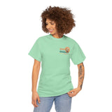 pet memorial shirt meet me at the rainbow bridge personalized with name and breed. handmade by remember me gifts and jewelry online. loss of dog remembrance gift idea. 