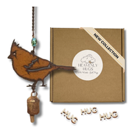 Cardinal Wind Chime Sympathy Box Send a Hug