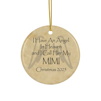 Angel Mimi in Heaven Christmas Memorial Ornament