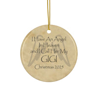 Angel GiGi in Heaven Christmas Memorial Ornament