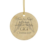 Angel GiGi in Heaven Christmas Memorial Ornament