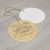 Angel Mimi in Heaven Christmas Memorial Ornament