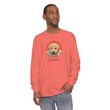 Cartoon Pet Tshirt Unisex Garment-dyed Long Sleeve T-Shirt