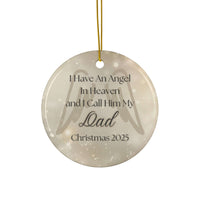 christmas memorial ornament in memory of dad