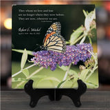 personalized memorial canvas with butterfly sympathy photo wall art remembrance gift remember me gifts online 