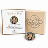 Wedding Memorial - Memorial Charm for Groom Pocket Token Mom