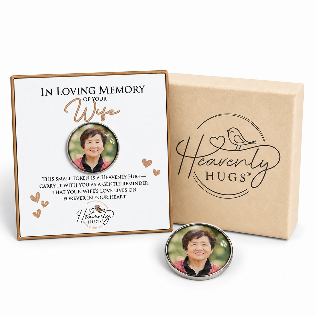Memorial Pocket Token Wife - Sympathy Gift for Man
