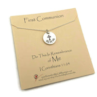 First Communion Necklace Girl - First Holy Communion Gift Ideas