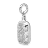 Sterling Silver Rectangular Cremation Pendant