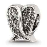 Heart Shaped Wings Bead Memorial Charms for Bracelet