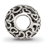 Sterling Silver Reflections Hearts Bali Bead Compatible Charm