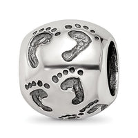 Baby Footprints Bead Pandora Compatible Charm