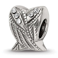 Preciosa Crystal Wings Bead Memorial Charms for Bracelet