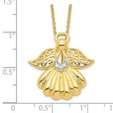 CZ Angel of Remembrance In Loving Memory Necklace