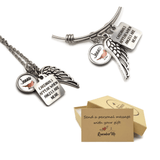 Personalized Cardinal Remembrance Necklace or Bracelet