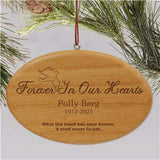 Forever in Our Hearts Personalized Memorial Ornament