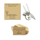 Sterling Silver Remembrance Necklace - Anniversary of Death Gift