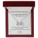 In Loving Memory of Husband |  Heavenly Hugs Infinity Necklace