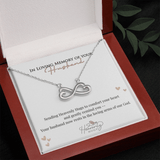 In Loving Memory of Husband |  Heavenly Hugs Infinity Necklace