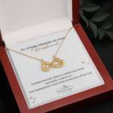 In Loving Memory of Husband |  Heavenly Hugs Infinity Necklace