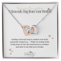 Forever Connected Necklace | A Heavenly Hug from Your Brother