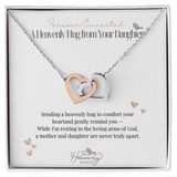 Forever Connected Necklace | A Heavenly Hug from Your Daughter