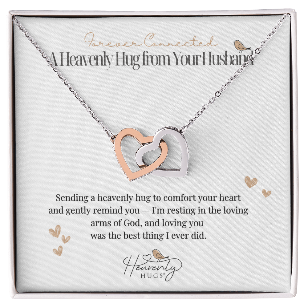 Forever Connected Necklace | A Heavenly Hug from Your Husband