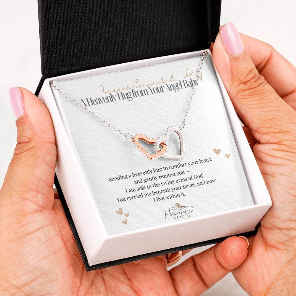 Forever Connected Necklace | A Heavenly Hug from Your Angel Baby
