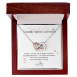 Forever Connected Necklace | A Heavenly Hug from Your Husband