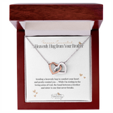 Forever Connected Necklace | A Heavenly Hug from Your Brother