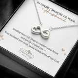 In Loving Memory of Husband |  Heavenly Hugs Infinity Necklace