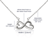 In Loving Memory of Husband |  Heavenly Hugs Infinity Necklace